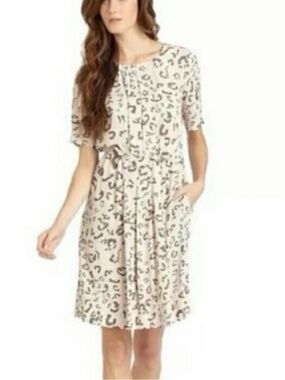 BCBGMaxAzria Karia Leopard Print Dress NWT
